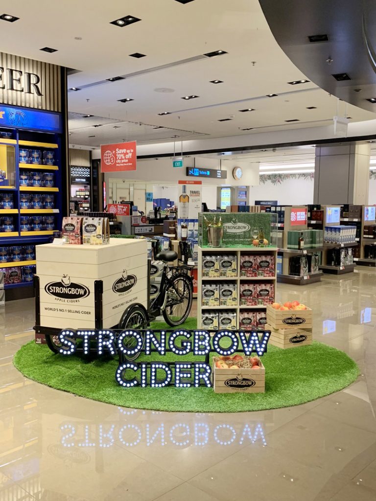 Strongbow Display Brand Activation Agency | Experiential marketing Agency - POPPERASIA